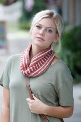 Geometric Striped Cowl